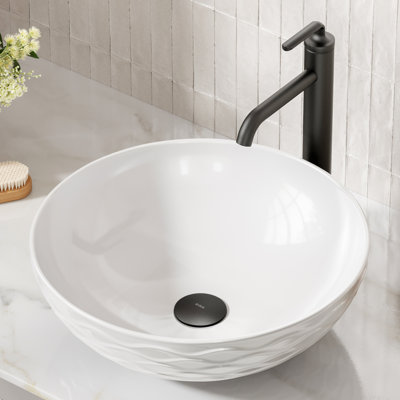 Extended Thread Pop-Up Bathroom Sink Drain