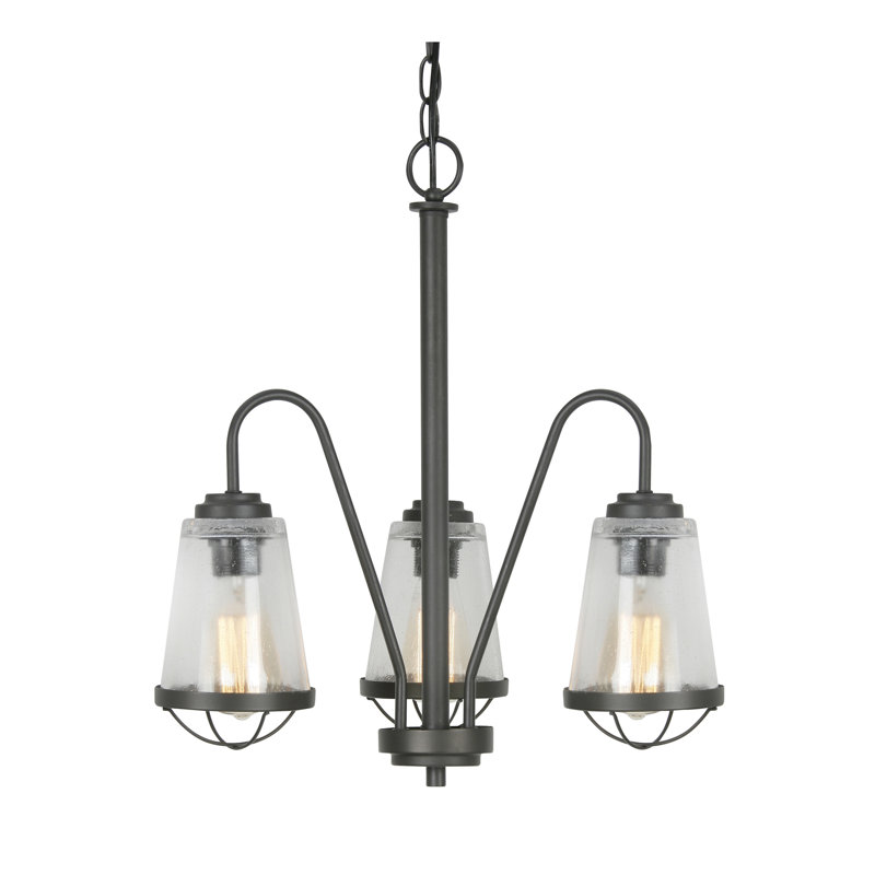 Hess 3 - Light Shaded Chandelier