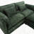 Modern Large L-Shape Sectional SOFA Chenille fabric-628813883-628813876-628813878