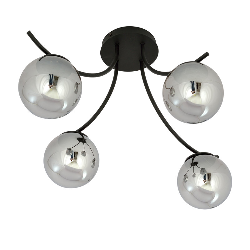 Johntai 4 - Light Sputnik Chandelier, Graphite