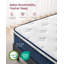 190x135x25cm LEDREM Cold Foam Mattress