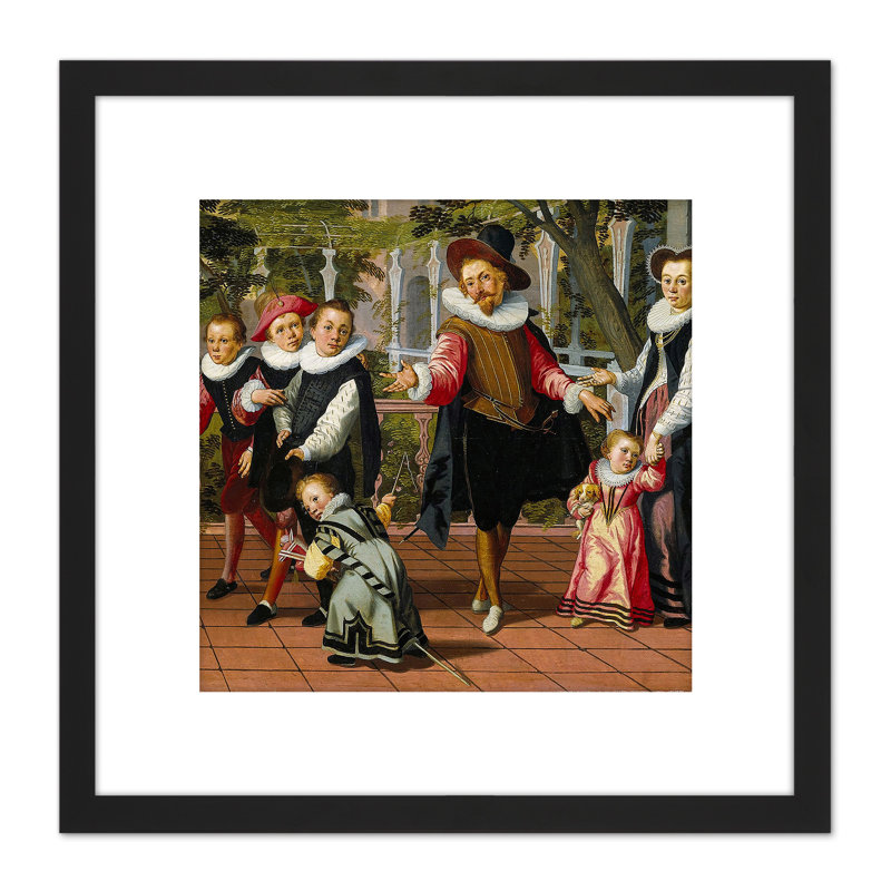 Rich Children Poor Parents by Pietersz - Single Picture Frame Painting