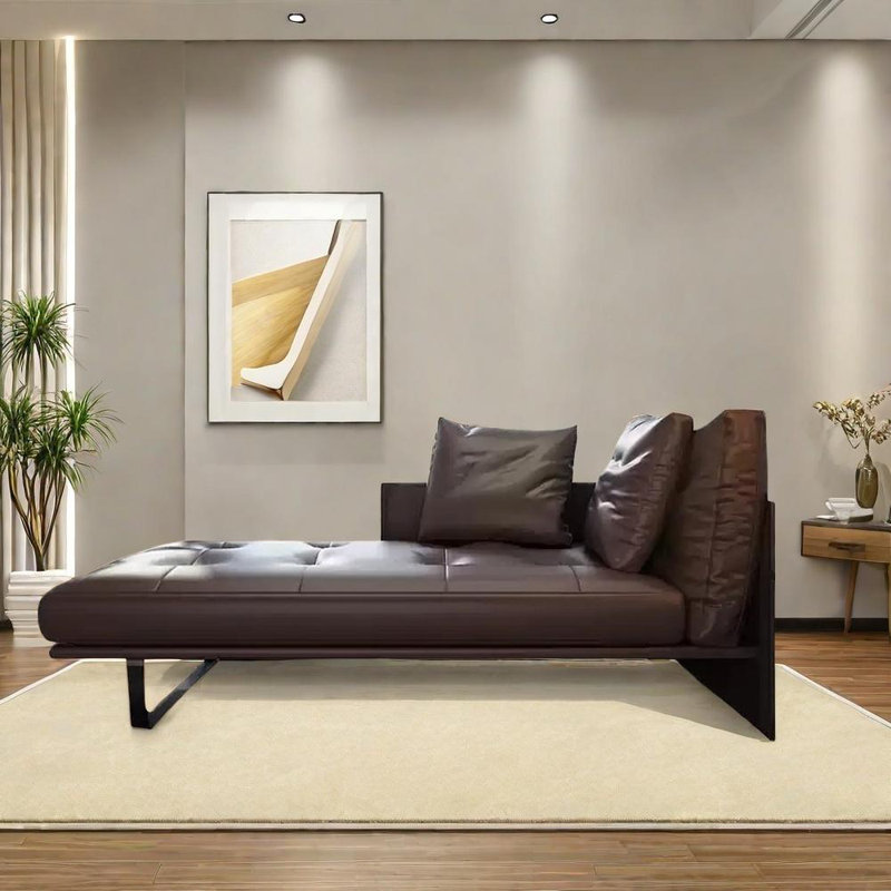 Chaise en bois massif Art Fashion, Orienté à droite, Marron foncé