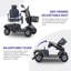 Scooter de mobilité robuste S500-NOIR