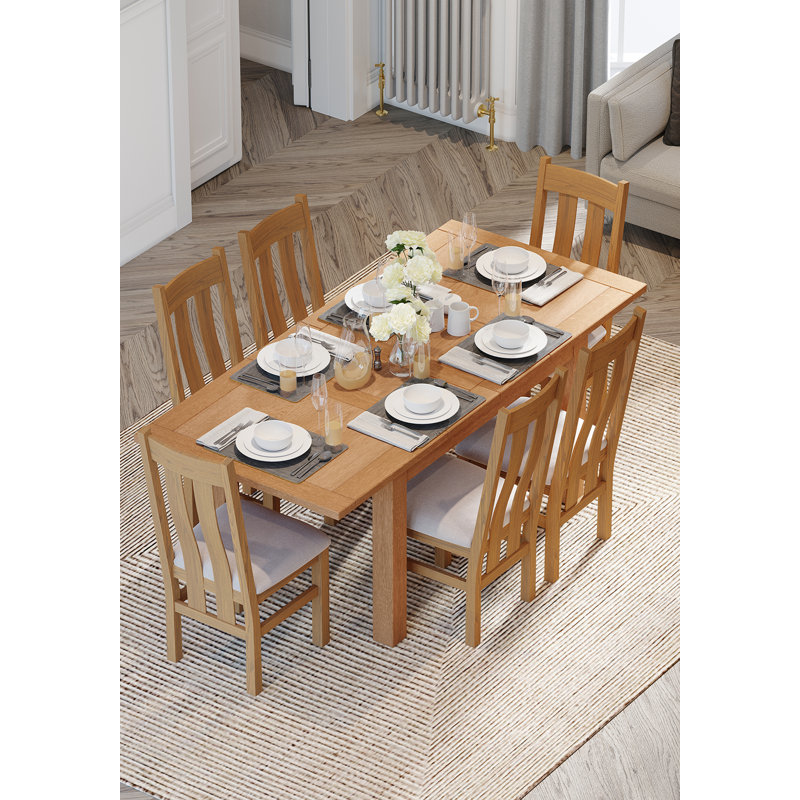 Dover 50cm H Upholstered Slat Back Side Chair in Beige