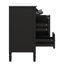 Ensemble de meuble-lavabo 24 po avec lavabo, armoire autoportante avec tiroir inclinable, 2 tiroirs, tablette réglable et support de rangement-1313381820