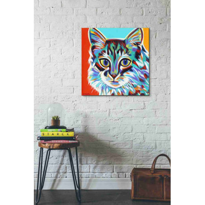 «Dramatic Cats II», impression sur toile tendue