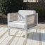 Chaise d'appoint en aluminium Lilah