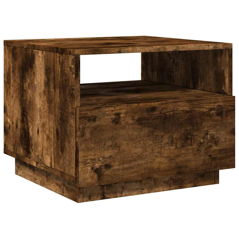 Carrel Frame Coffee Table, Smoked Oak