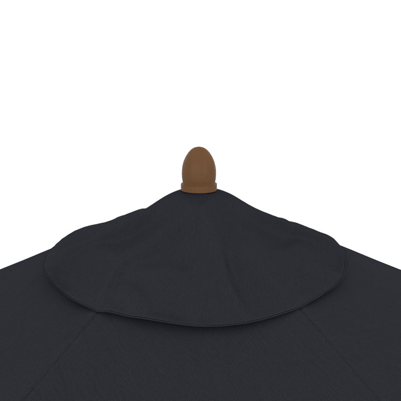 Parasol de marché Henry Street, Bleu marine - polyester