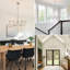 Lustre moderne 8 lumières en nickel brossé-174213717