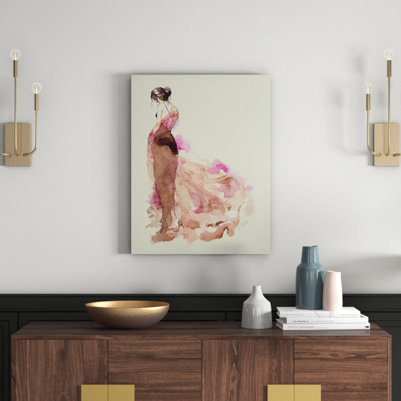 Gabriella by Louise Nisbet - No Frame Painting, No Mount, 50cm H x 40cm W