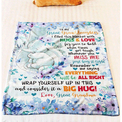 Jeté en molleton Great Granddaughter Gift