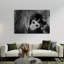 Curious Baby Monkey Contemporary Monkey Wall Art Print-591950724
