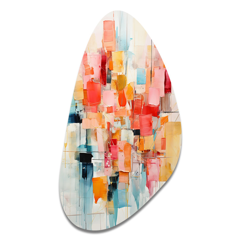 Collage Rhythms I - Abstract Collages, H 31 po x l 17 po x P 1 po