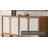 Capri Tall Wood Grain Standing Storage Cabinet In Walnut