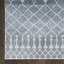 Tapis bleu marocain lavable à la machine Kittie-882523821