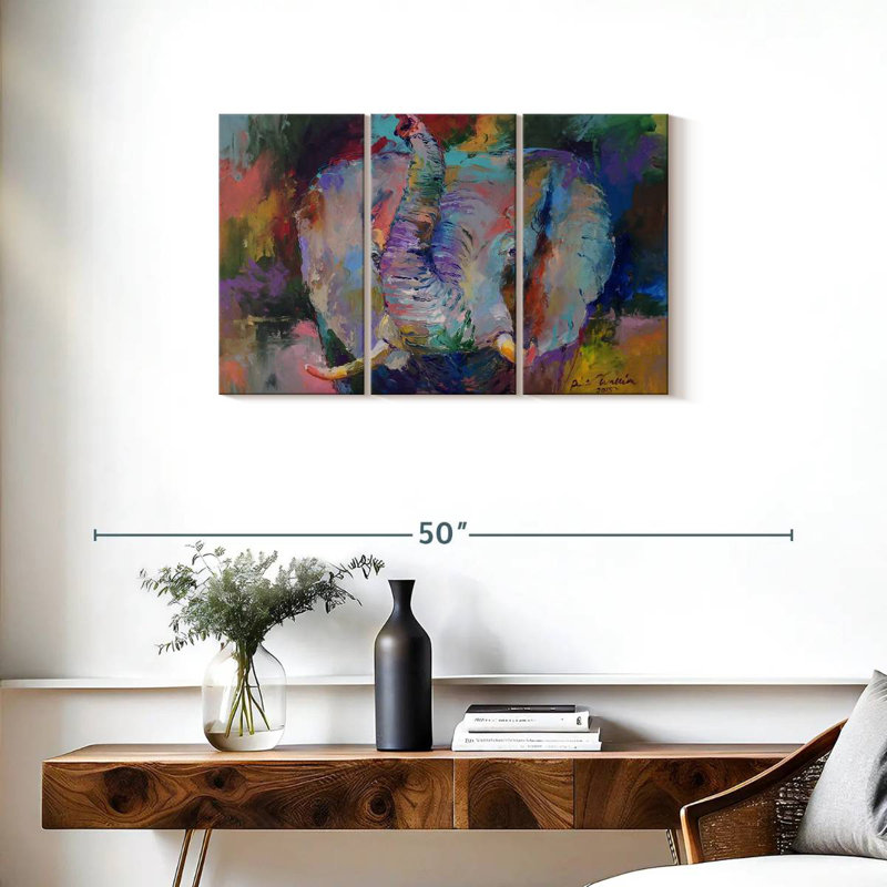 Elephant III, 20" H x 33" W