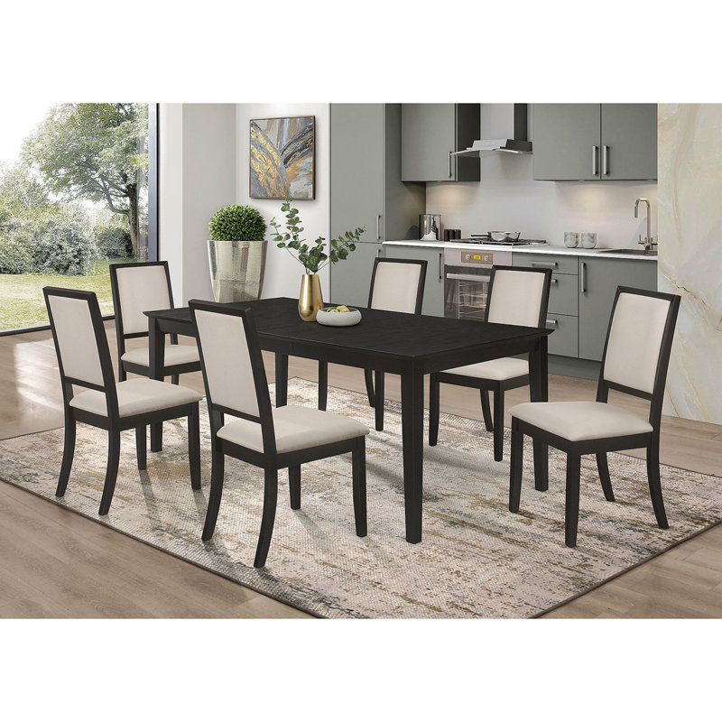 Daniela Black  7-Piece Dining Set
