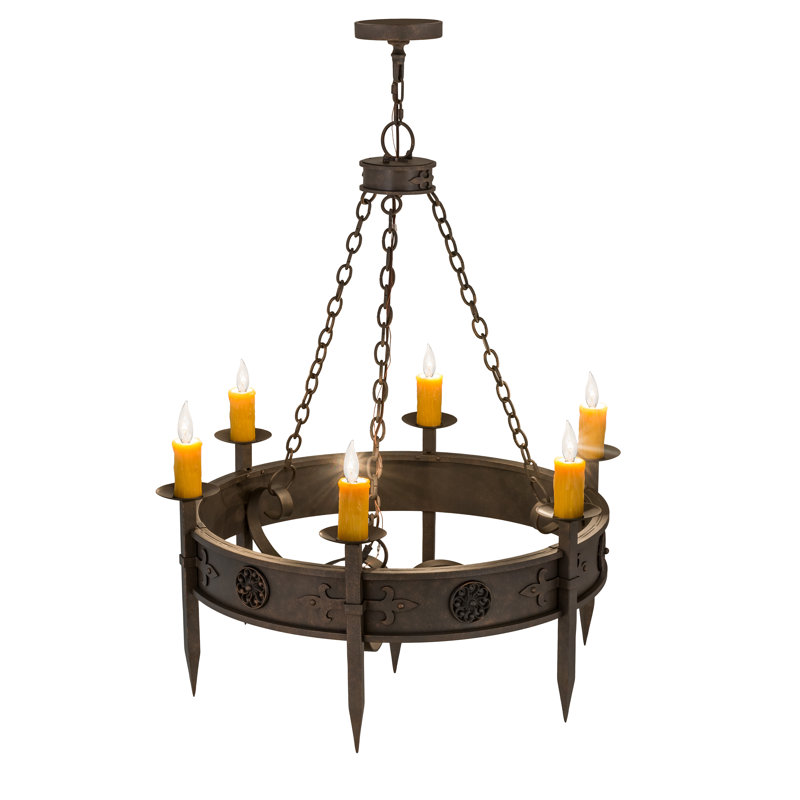 Ranchester 6 - Light Chandelier