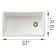 Inteos SILGRANIT 33" Single Bowl Reversible Undermount Workstation Kitchen Sink