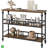 43 Inch Console Table for Entryway, Farmhouse & Modern Decor – Sturdy Open Shelf Sofa Table with Roman Column Legs-107022964