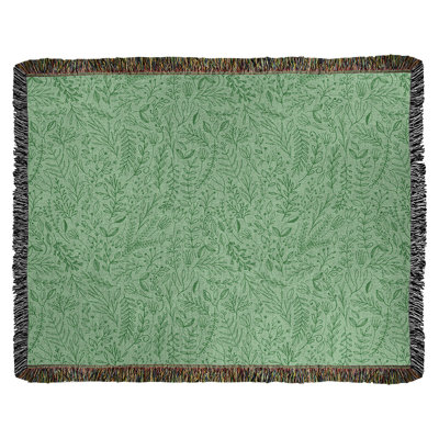 Couverture en coton tissé Katelyn Elizabeth Ditsy
