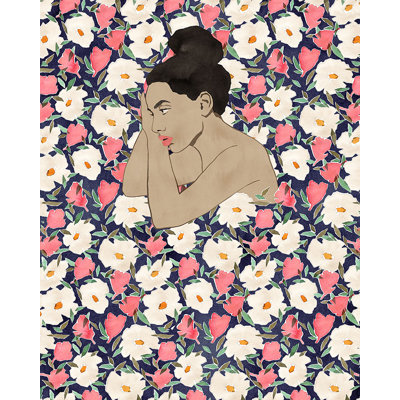 Flower Bed - Daisy by Aurora Bell - Painting Framed Wall Art