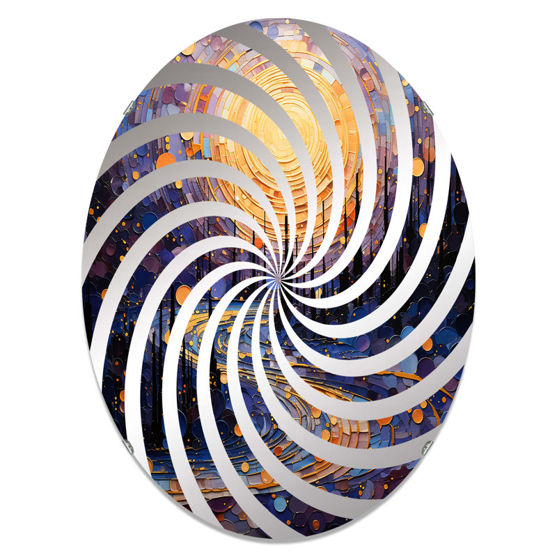 Mystic Mosaic II - Miroir décoratif Vortex, L 20 po x H 30 po