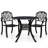 Melissus Round 2 - Person Aluminum Bistro Set-846015913