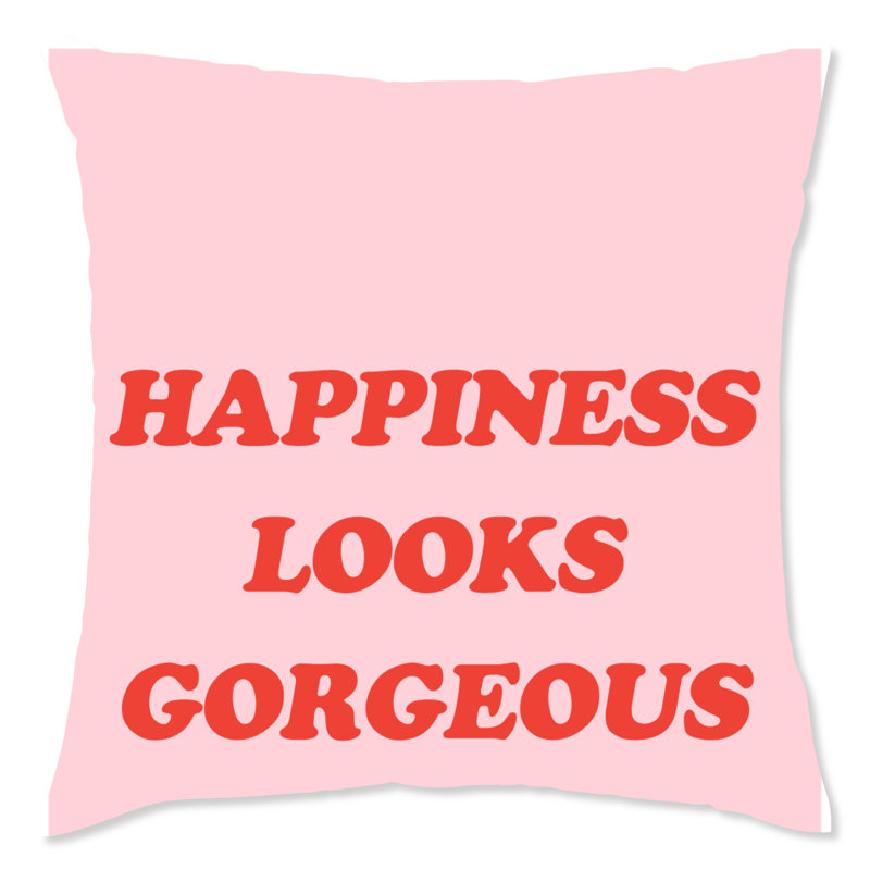 Inspirational Square Pillow Cover & Insert
