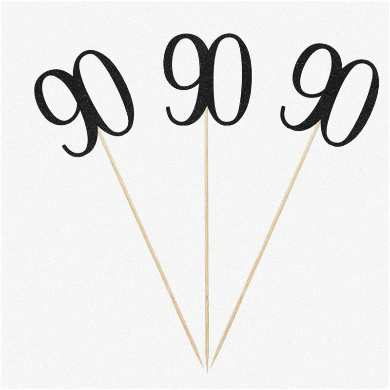 59th Birthday Party Banner Black 16 pcs