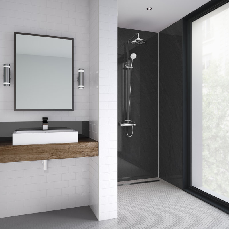 120mm 59mm W x 242mm H Decorative Wall Panel with Glass