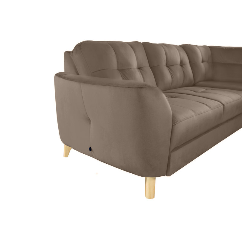 Hunnewell Sleeper Corner Sofa, Right Hand Facing, Parchment