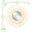 Rattan Flat Wall Mirror