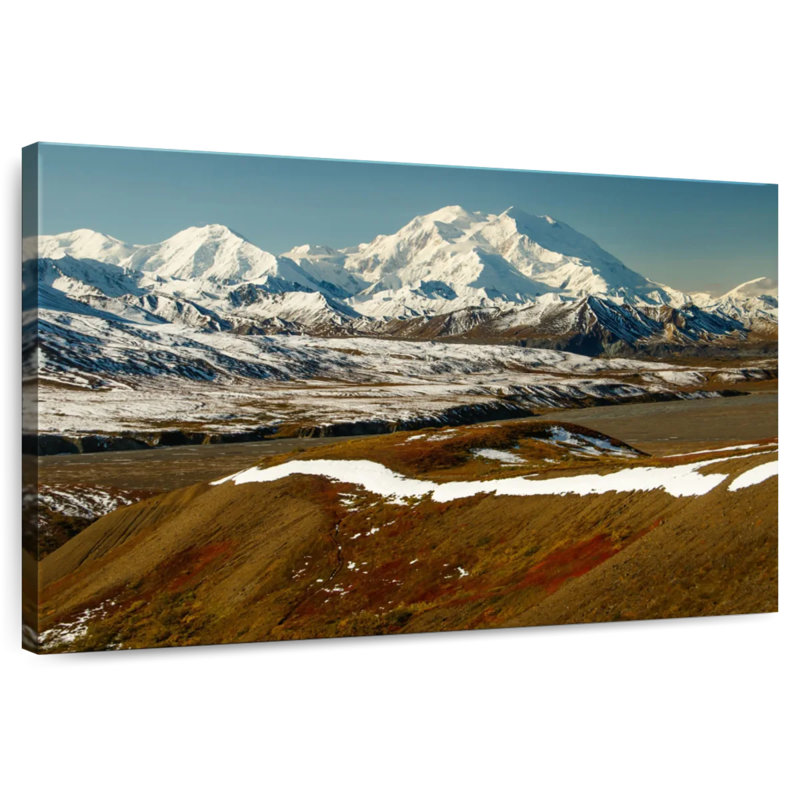 Alvord Denali Snow Mountain, 8" H x 12" W