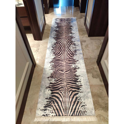 Tapis gris antidérapant Firenze