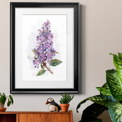 Awash in Lilac I par J Paul - reproduction d'art encadrée