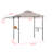 11Ft. W x 5 Ft. D Soft Top Grill Gazebo with a Side Collapsible Awning-96225501