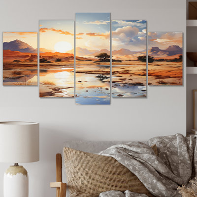 " African Sahara Dreams II " 5 - Pieces