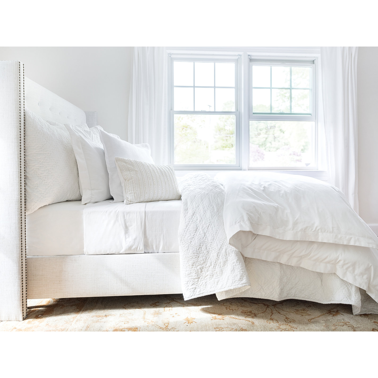 Gilmore Cotton Shams, Euro, Dove