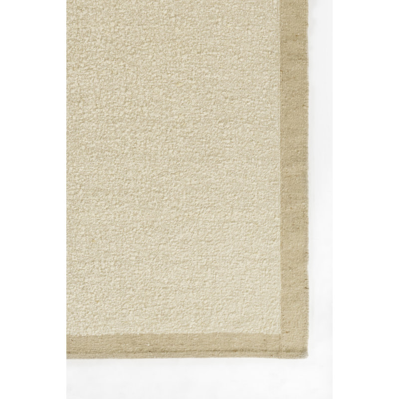 Wool Area Rug in Ivory, Runner 2'6" x 8'