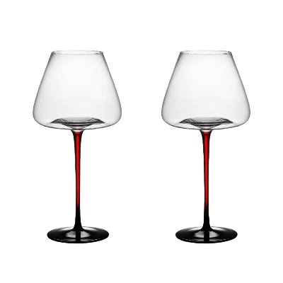 Extra Large Concave Wine Glasses 