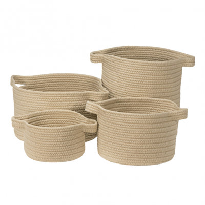 Ensemble de 4 paniers de rangement Vintage