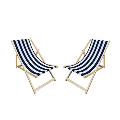Chaise longue pliante en bois