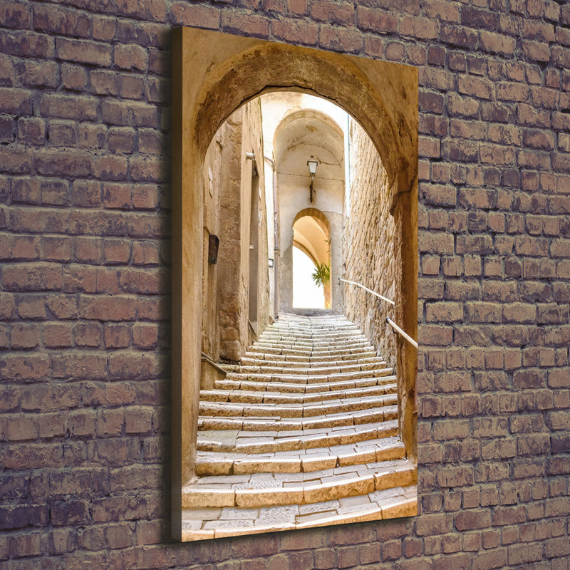 Narrow Streets - Wrapped Canvas Print