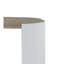 Oak & White High Gloss Finish Sofa Table