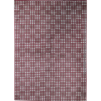 Hand-Knotted High-Quality Red and Beige Area Rug