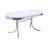 Oval with Steel Base Dining Table