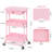 Utility Cart with Wheels,Metal Cart,3 Tier Rolling Cart With Drawer & Table Top,Bathroom Cart,Salon Trolley Cart,Kitchen Storage Cart-98269760